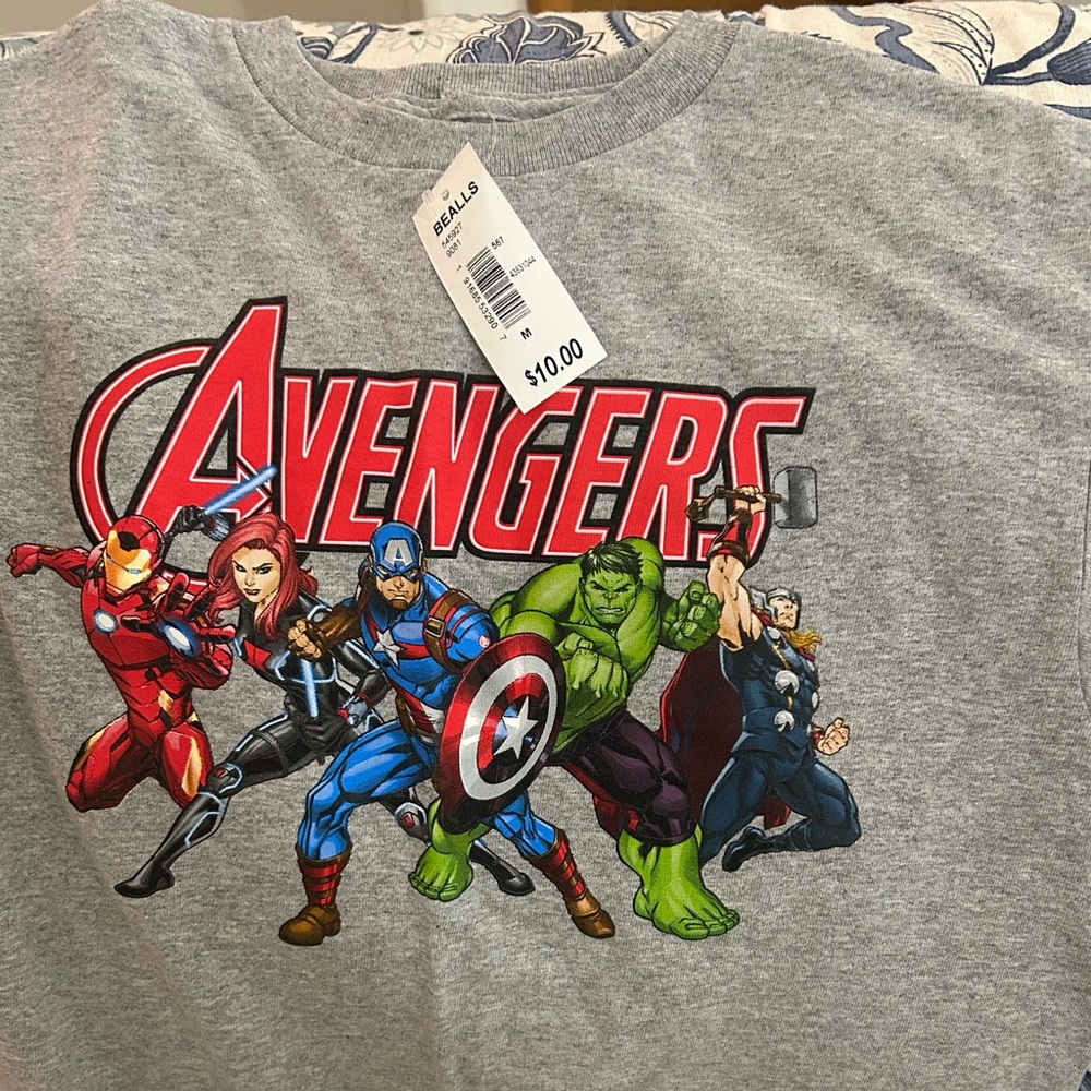 Marvel Avengers Kids Gray T-Shirt